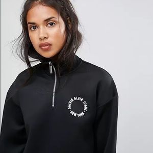 Calvin Klein Neoprene Half Zip Sweatshirt 🖤